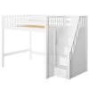Maxtrix Full XL High Loft Bed With Stairs -Kid Furniture ENORMOUSWS