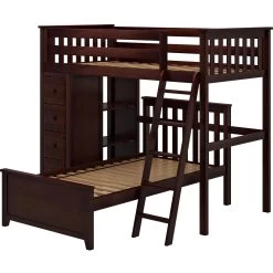 Jackpot Deluxe Edinburgh All In One Loft Bed Storage + Twin Bed -Kid Furniture Edinburgh1EL 0eef0a50 d1d2 453b a1b2 988ca59e040b