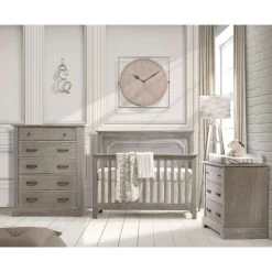 Nest Juvenile Emerson "5-in-1'' Convertible Crib -Kid Furniture Emerson Collection Baby Room in Sugarcane dc85bb6e dc30 4a8c 9011 c83cd947a9a6