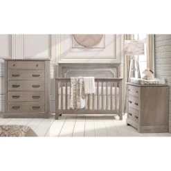Nest Juvenile Emerson "5-in-1'' Convertible Crib -Kid Furniture Emerson Collection Beige Baby Room with Sugarcane double dresser and crib 2000x1200 033e67f8 09fe 4c81 b615 1cb6b1739d31