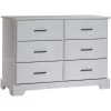 Natart Taylor Double Dresser -Kid Furniture FB tayler bureau blanc 1