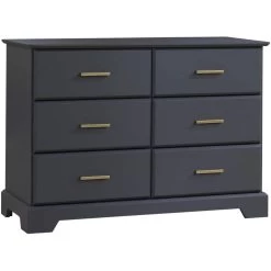 Natart Taylor Double Dresser -Kid Furniture FB tayler charcoal bureau