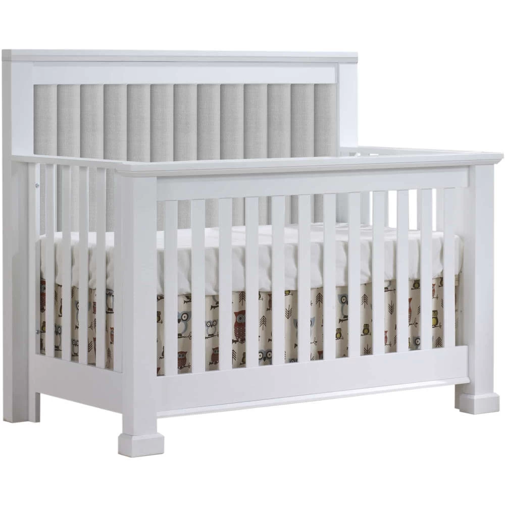 Natart Taylor ''5-in-1'' Convertible Crib With Upholstered Panel 4 Natart Taylor ''5-in-1'' Convertible Crib With Upholstered Panel - Image 2