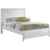 Natart Taylor Double Bed With Low-Profile Footboard & Rails -Kid Furniture FBTayler lit54 blanc