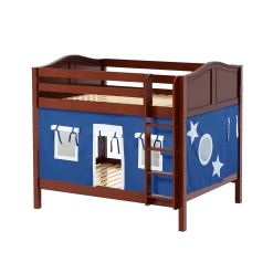 Maxtrix Full Medium Bunk Bed With Straight Ladder + Curtain 26 Maxtrix Full Medium Bunk Bed With Straight Ladder + Curtain -Kid Furniture FIT22 CC 72263659 cabf 4174 a4e8 4cb6b6352f36