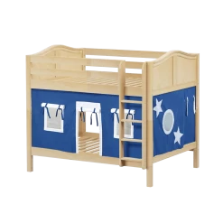 Maxtrix Full Medium Bunk Bed With Straight Ladder + Curtain 29 Maxtrix Full Medium Bunk Bed With Straight Ladder + Curtain -Kid Furniture FIT22 NC 0f87973b f6c4 4894 8e27 a49f2c950d72