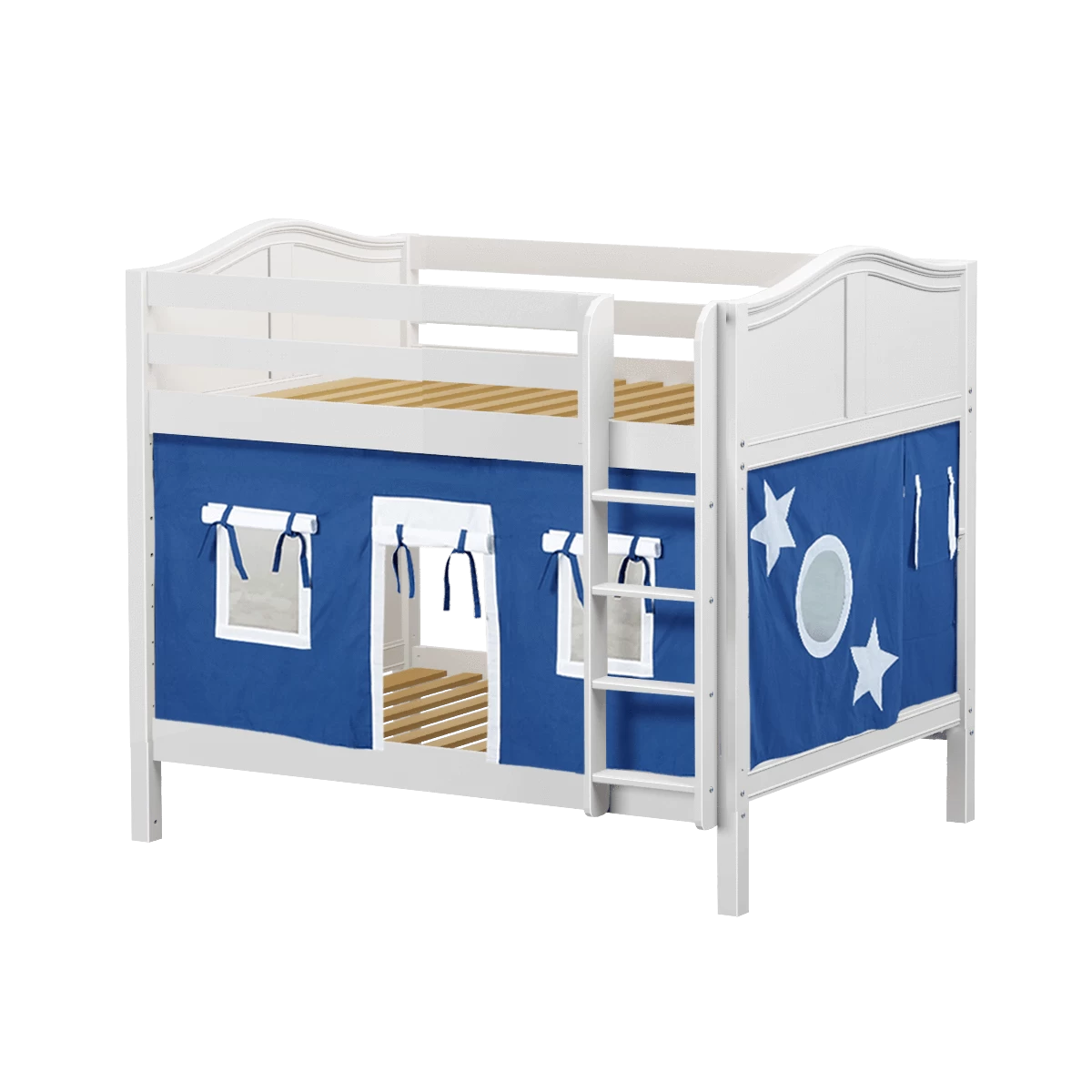 Maxtrix Full Medium Bunk Bed With Straight Ladder + Curtain 13 Maxtrix Full Medium Bunk Bed With Straight Ladder + Curtain - Image 11