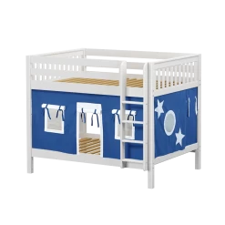 Maxtrix Full Medium Bunk Bed With Straight Ladder + Curtain 34 Maxtrix Full Medium Bunk Bed With Straight Ladder + Curtain -Kid Furniture FIT22 WS 5da88a91 842a 4219 a6c1 7f9c1f60fed1