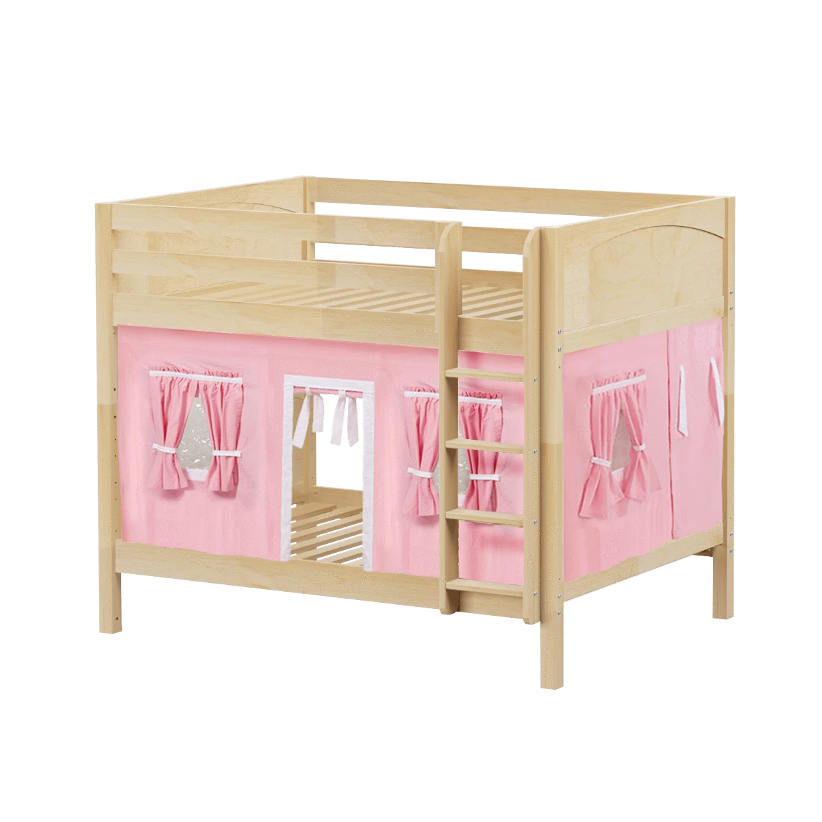 Maxtrix Full Medium Bunk Bed With Straight Ladder + Curtain 20 Maxtrix Full Medium Bunk Bed With Straight Ladder + Curtain - Image 18