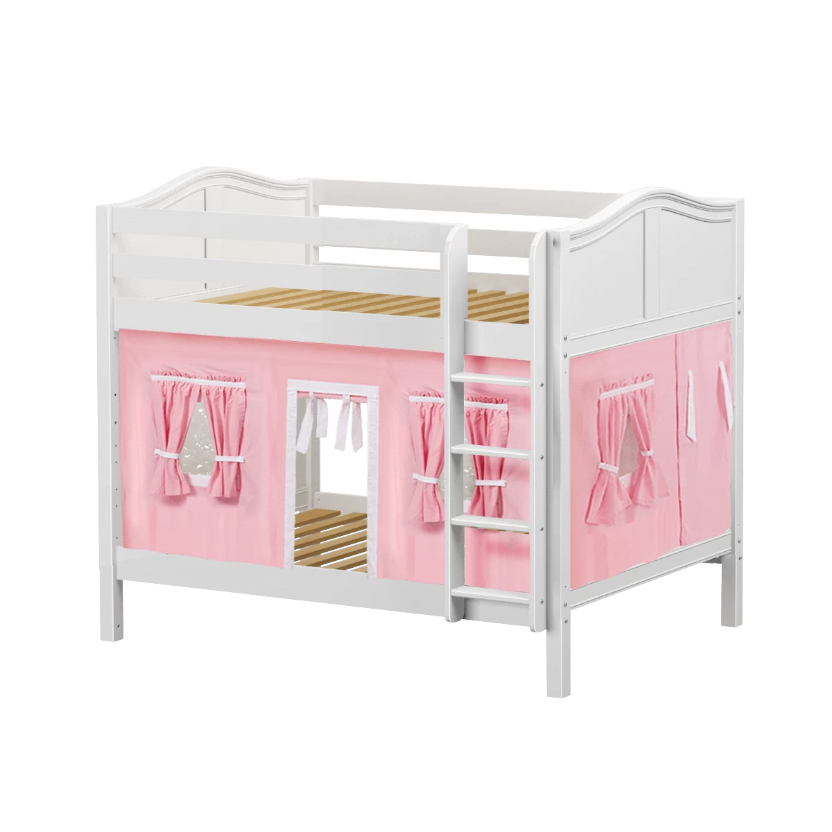 Maxtrix Full Medium Bunk Bed With Straight Ladder + Curtain 22 Maxtrix Full Medium Bunk Bed With Straight Ladder + Curtain - Image 20