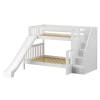 Maxtrix Medium Twin XL Over Full XL Bunk Bed With Stairs + Slide 1 Maxtrix Medium Twin XL Over Full XL Bunk Bed With Stairs + Slide -Kid Furniture FOXTROT WS 9e9abd48 7097 4974 9187 ea4946cad853