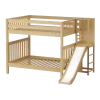 Maxtrix Full High Bunk Bed With Slide Platform -Kid Furniture GAMUT NS be5cbb5b b6f5 4a7c b024 9a13fa914bee