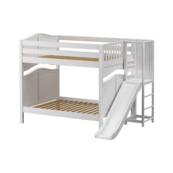 Maxtrix Full High Bunk Bed With Slide Platform 21 Maxtrix Full High Bunk Bed With Slide Platform -Kid Furniture GAMUT WC