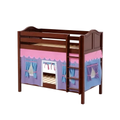 Maxtrix Twin Medium Bunk Bed With Straight Ladder + Curtain 35 Maxtrix Twin Medium Bunk Bed With Straight Ladder + Curtain -Kid Furniture GETIT27 CC eed7d7cf 7937 4adb a002 783906409709