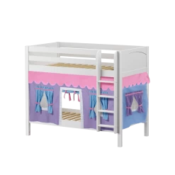 Maxtrix Twin Medium Bunk Bed With Straight Ladder + Curtain 39 Maxtrix Twin Medium Bunk Bed With Straight Ladder + Curtain -Kid Furniture GETIT27 WP 9d34cb81 f408 4edd a31a 2891d2d3c2ab