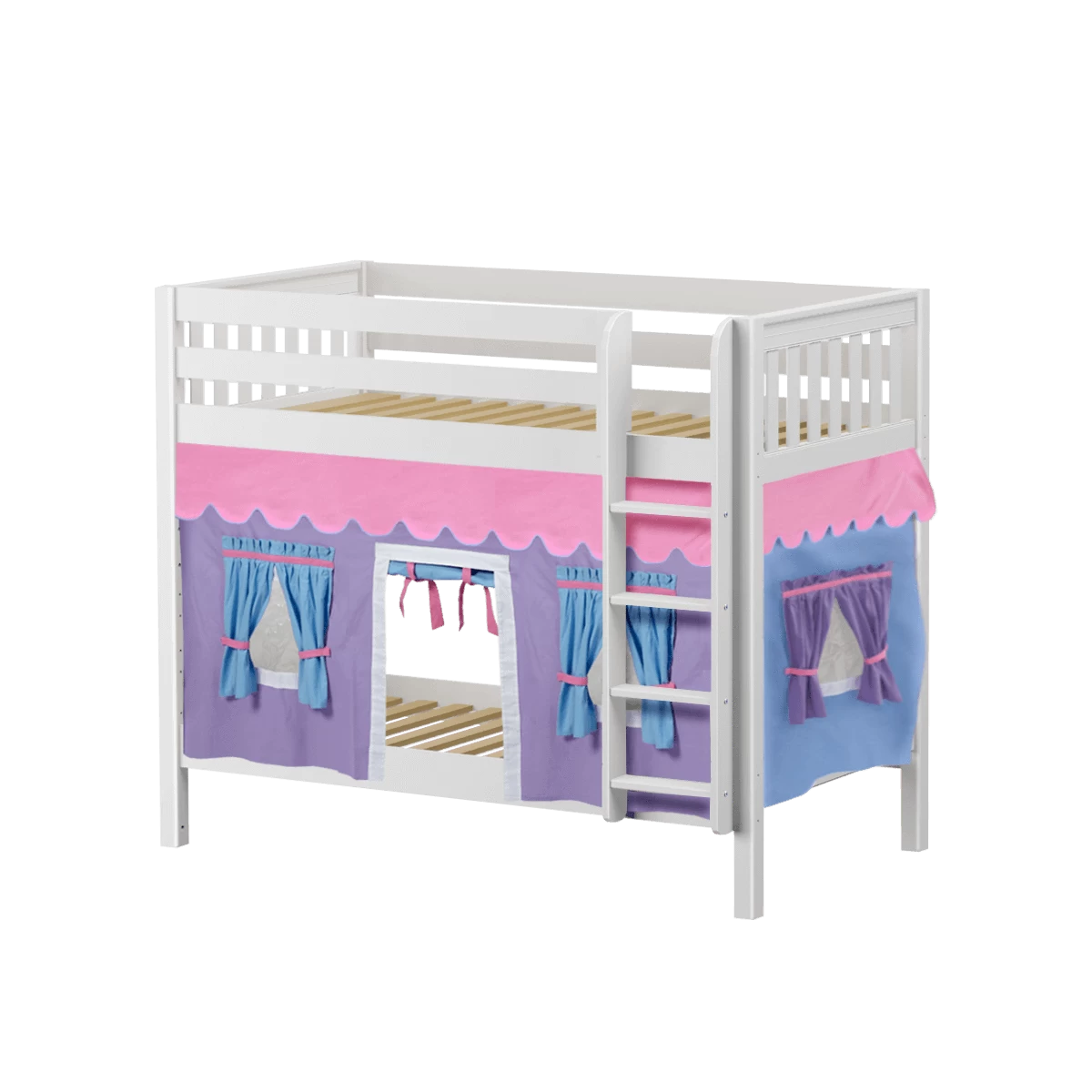 Maxtrix Twin Medium Bunk Bed With Straight Ladder + Curtain 22 Maxtrix Twin Medium Bunk Bed With Straight Ladder + Curtain - Image 20
