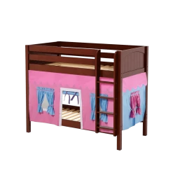 Maxtrix Twin Medium Bunk Bed With Straight Ladder + Curtain 26 Maxtrix Twin Medium Bunk Bed With Straight Ladder + Curtain -Kid Furniture GETIT28 CP 26775f48 5596 4ee6 a23b fb5785d6c07e
