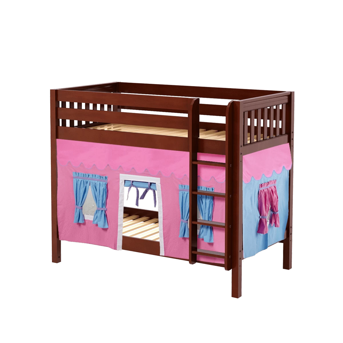 Maxtrix Twin Medium Bunk Bed With Straight Ladder + Curtain 8 Maxtrix Twin Medium Bunk Bed With Straight Ladder + Curtain - Image 6