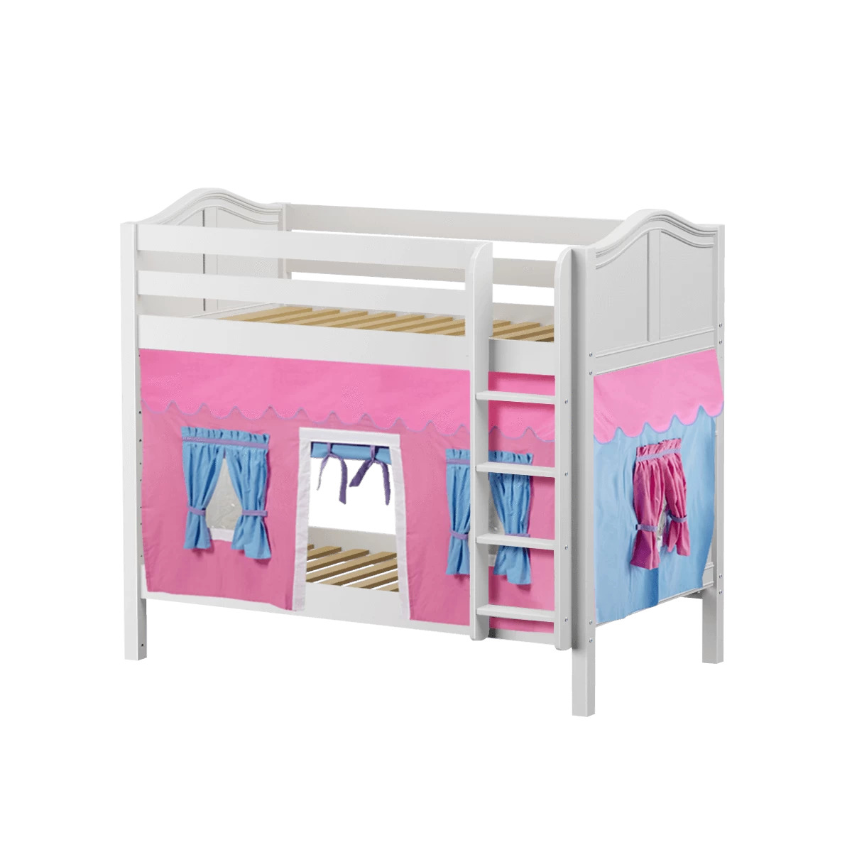 Maxtrix Twin Medium Bunk Bed With Straight Ladder + Curtain 9 Maxtrix Twin Medium Bunk Bed With Straight Ladder + Curtain - Image 7