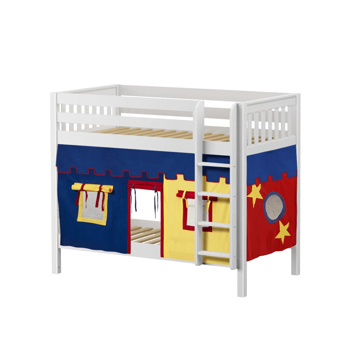 Maxtrix Twin Medium Bunk Bed With Straight Ladder + Curtain 12 Maxtrix Twin Medium Bunk Bed With Straight Ladder + Curtain - Image 10