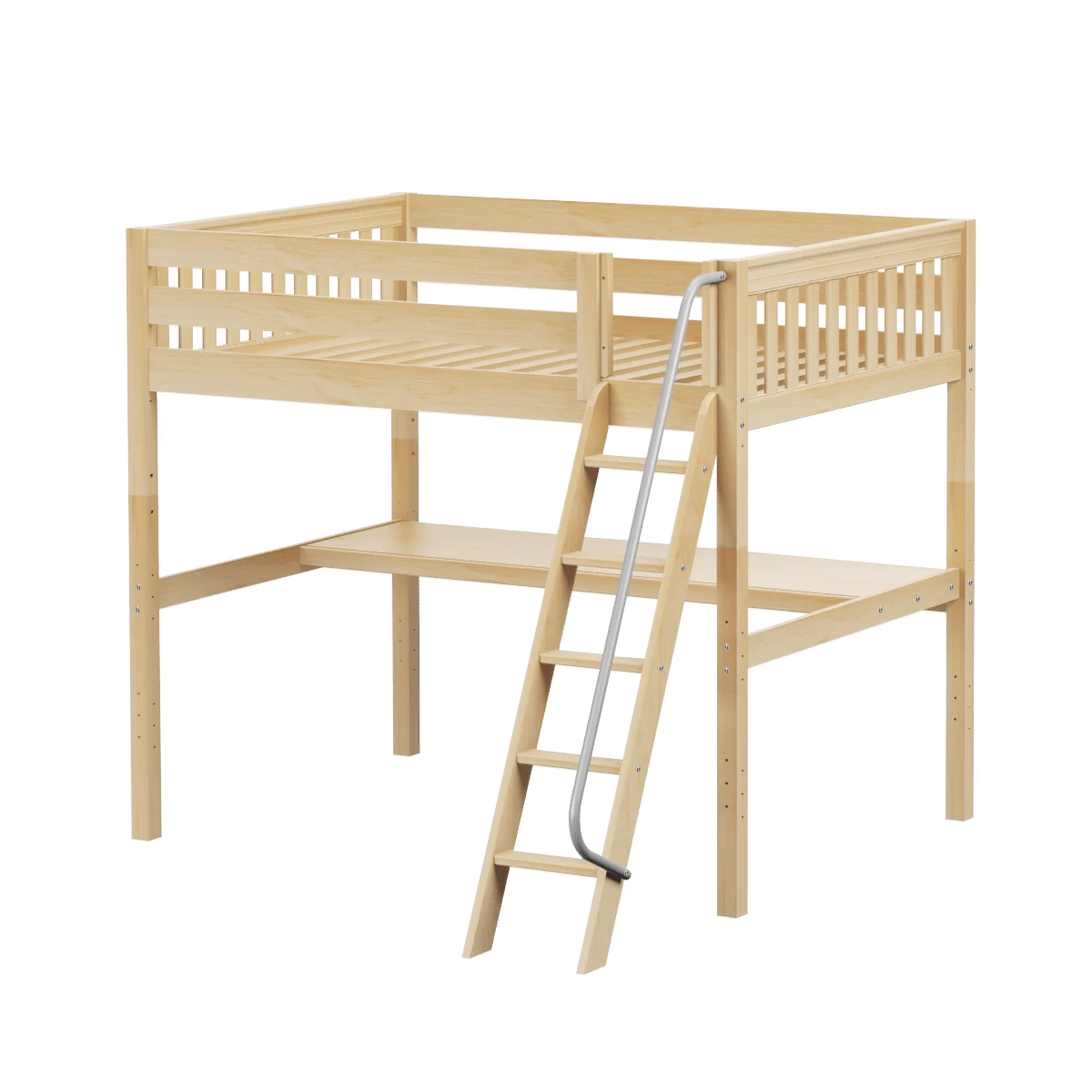 Maxtrix Full High Loft Bed With Angled Ladder + Desk 3 Maxtrix Full High Loft Bed With Angled Ladder + Desk