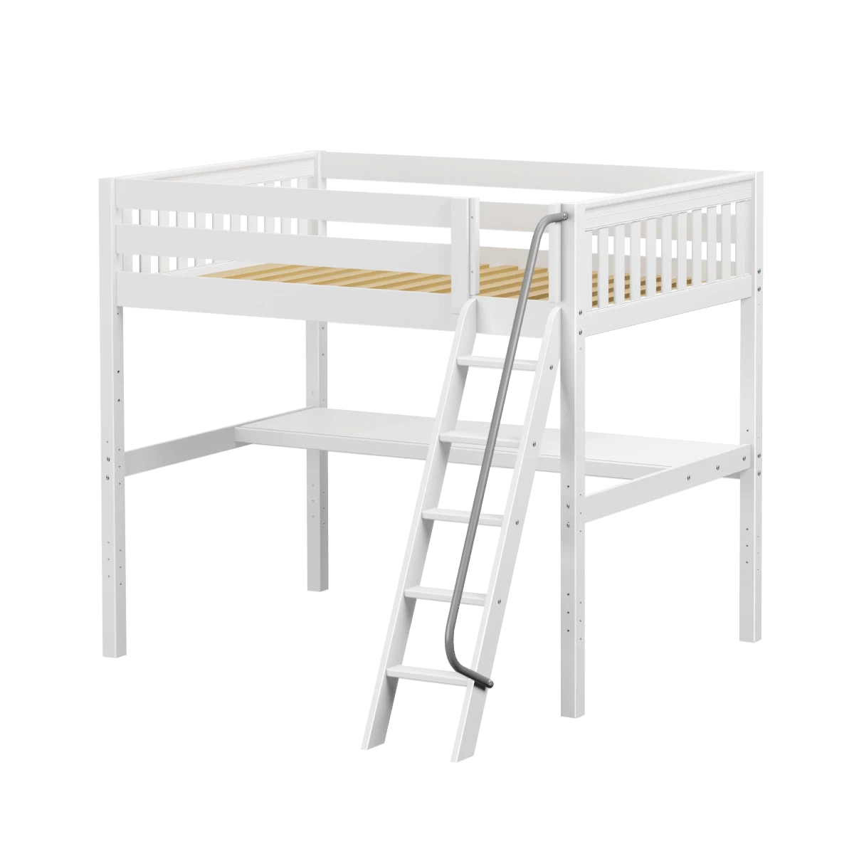 Maxtrix Full High Loft Bed With Angled Ladder + Desk 17 Maxtrix Full High Loft Bed With Angled Ladder + Desk - Image 15