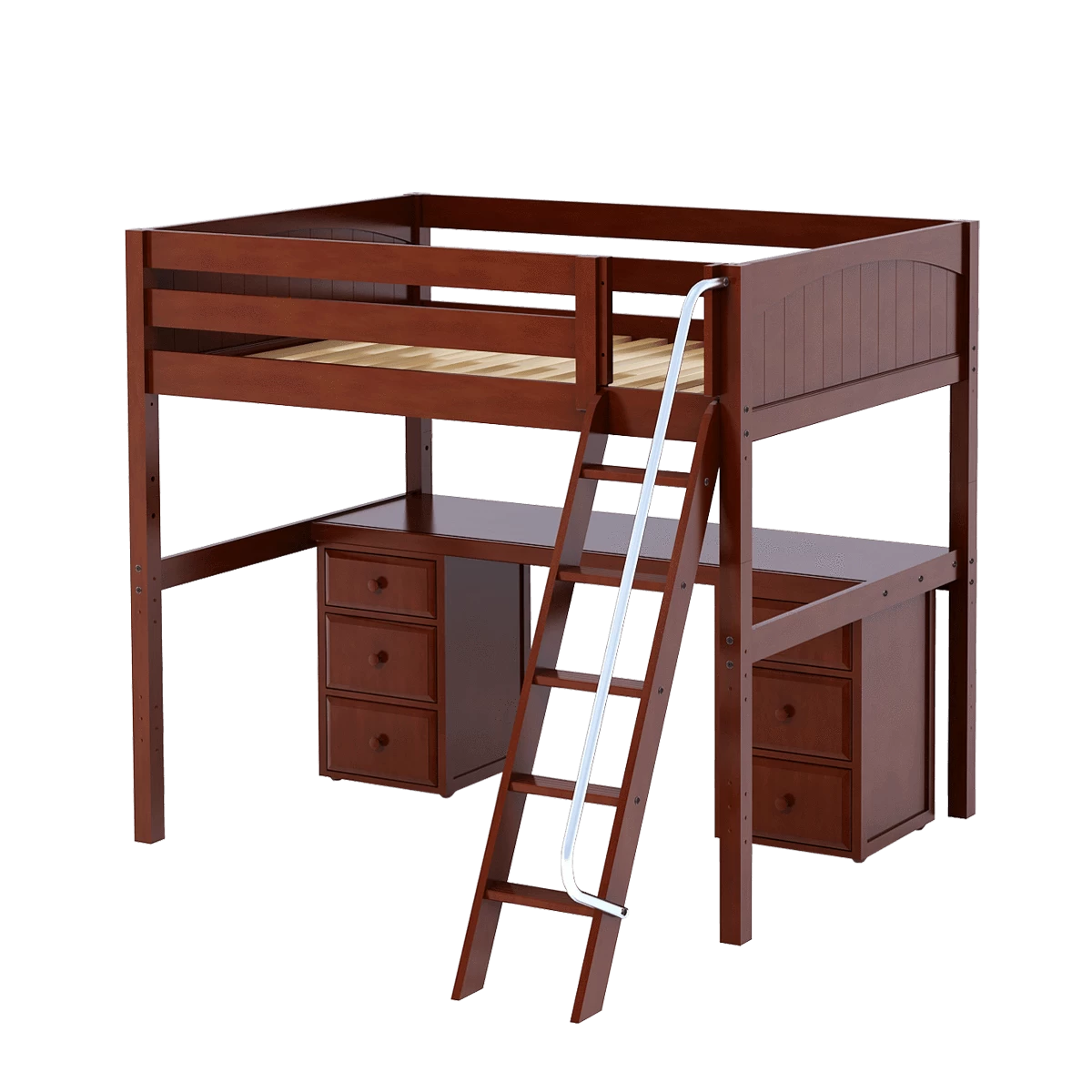 Maxtrix Full High Loft Bed With Angled Ladder + Desk 22 Maxtrix Full High Loft Bed With Angled Ladder + Desk - Image 20