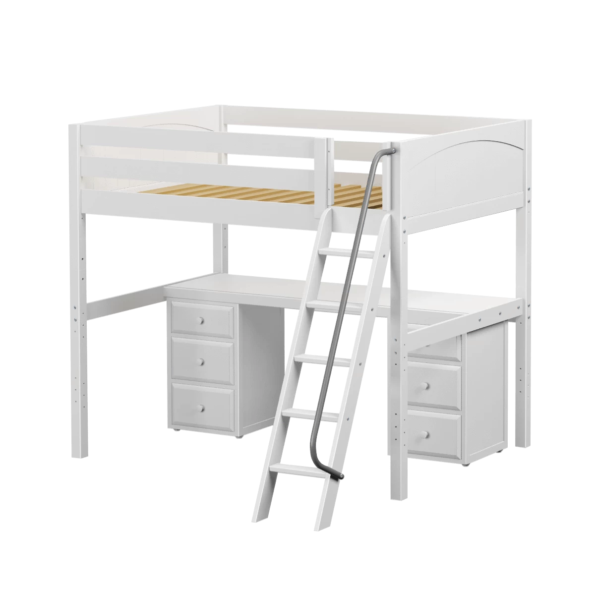 Maxtrix Full High Loft Bed With Angled Ladder + Desk 20 Maxtrix Full High Loft Bed With Angled Ladder + Desk - Image 18
