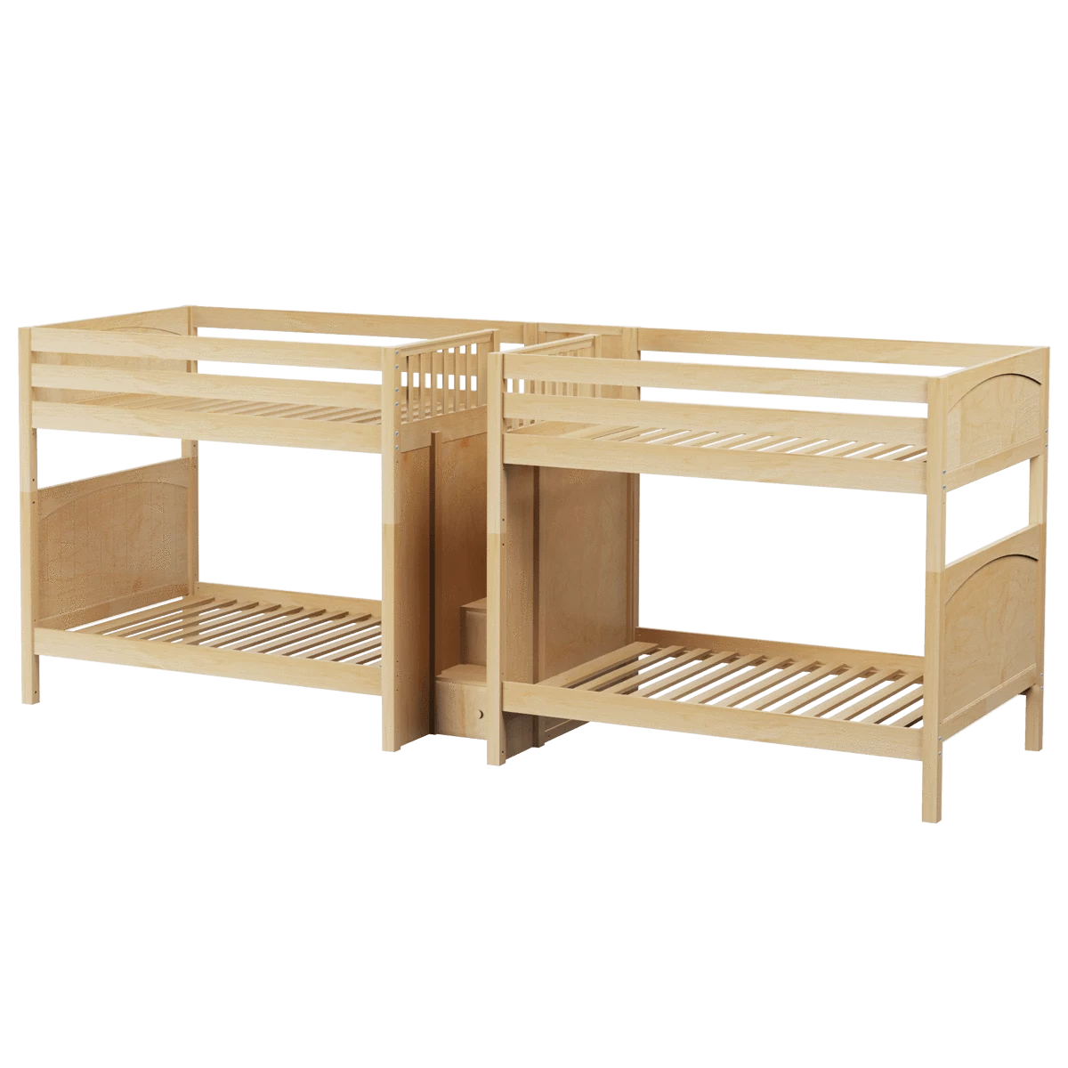 Maxtrix Full High Quadruple Bunk Bed With Stairs 7 Maxtrix Full High Quadruple Bunk Bed With Stairs - Image 5