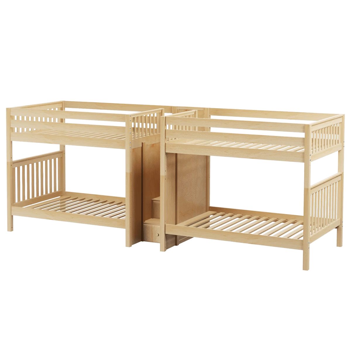 Maxtrix Full High Quadruple Bunk Bed With Stairs 8 Maxtrix Full High Quadruple Bunk Bed With Stairs - Image 6