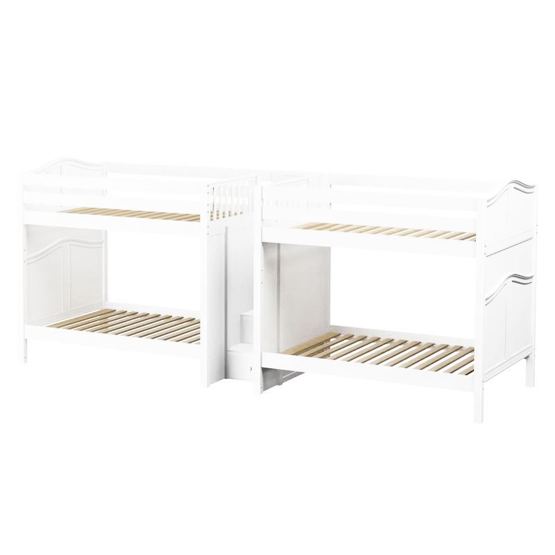 Maxtrix Full High Quadruple Bunk Bed With Stairs 10 Maxtrix Full High Quadruple Bunk Bed With Stairs - Image 8