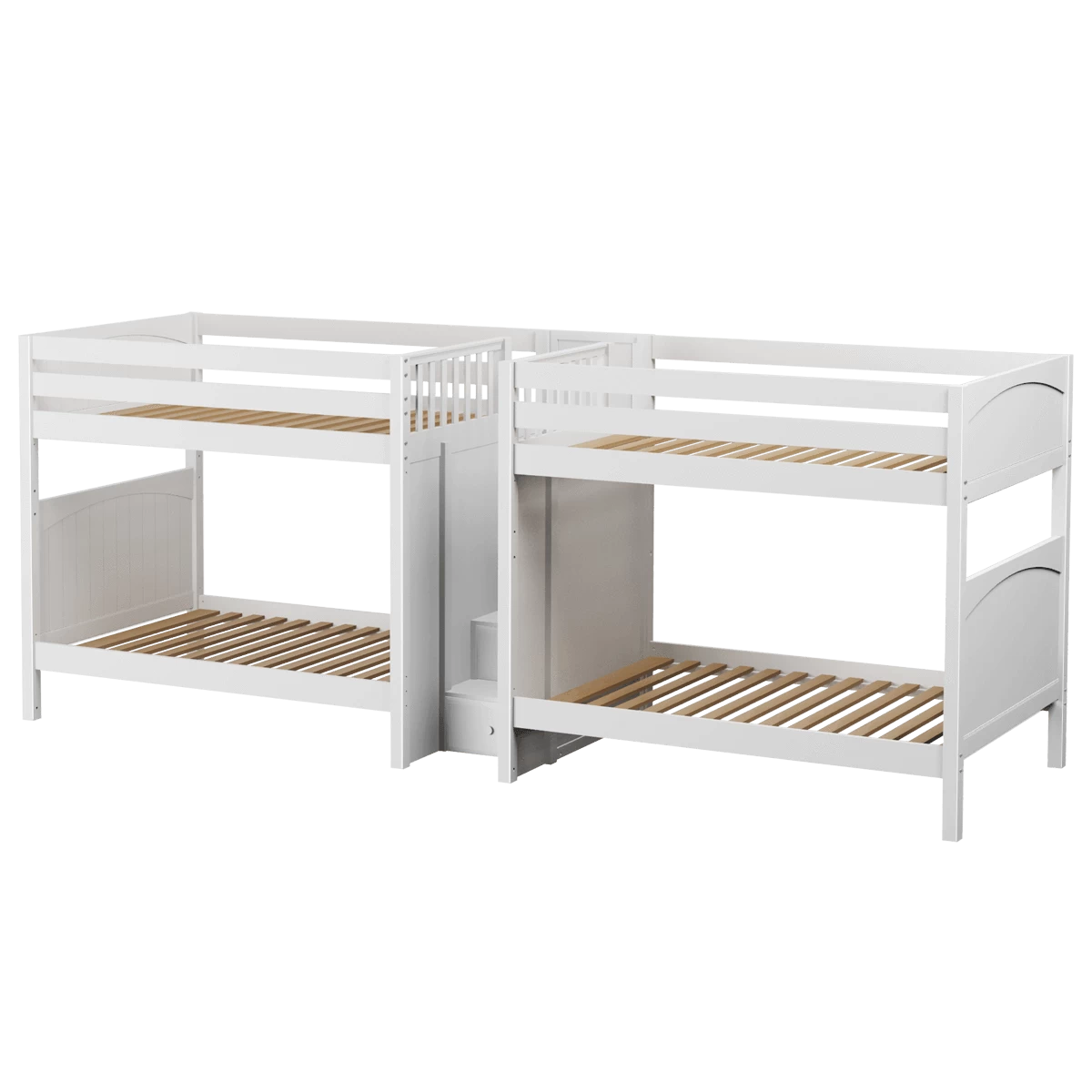 Maxtrix Full High Quadruple Bunk Bed With Stairs 11 Maxtrix Full High Quadruple Bunk Bed With Stairs - Image 9