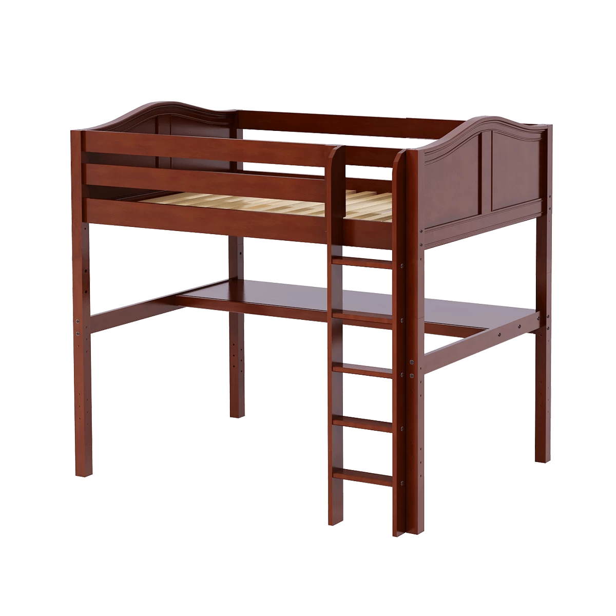 Maxtrix Full High Loft Bed With Straight Ladder + Desk 10 Maxtrix Full High Loft Bed With Straight Ladder + Desk - Image 8