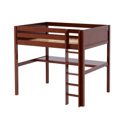 Maxtrix Full High Loft Bed With Straight Ladder + Desk 32 Maxtrix Full High Loft Bed With Straight Ladder + Desk -Kid Furniture GRAND1 CP