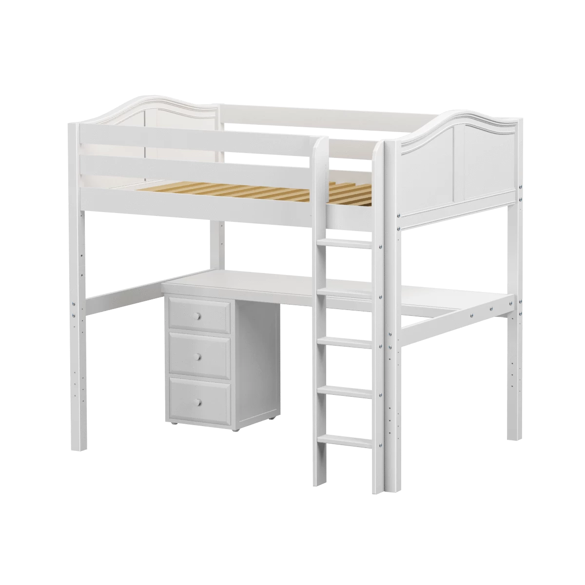Maxtrix Full High Loft Bed With Straight Ladder + Desk 15 Maxtrix Full High Loft Bed With Straight Ladder + Desk - Image 13