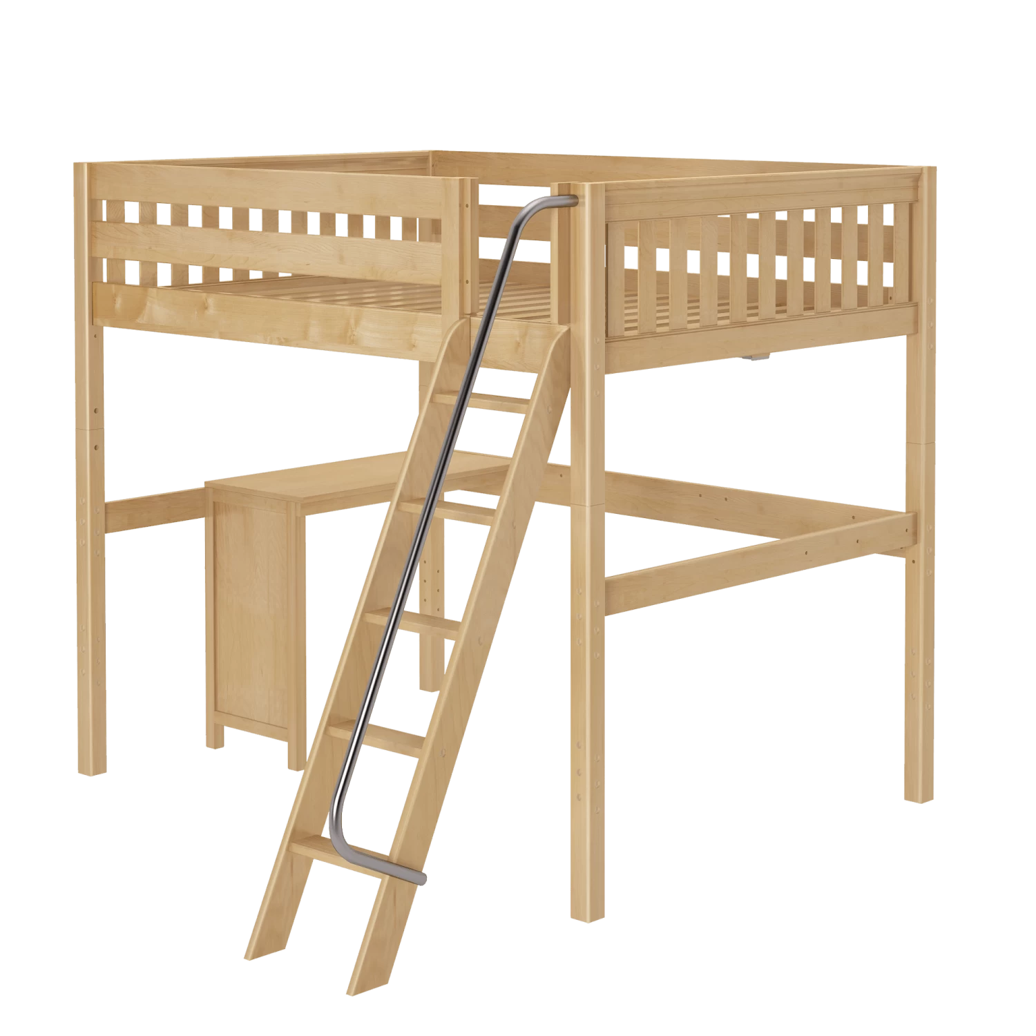 Maxtrix Full High Loft Bed + Corner Desk 3 Maxtrix Full High Loft Bed + Corner Desk