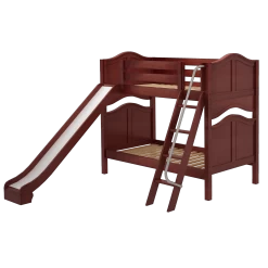 Maxtrix Twin Medium Bunk Bed With Slide -Kid Furniture HAPPY CC