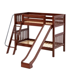 Maxtrix Twin Medium Bunk Bed With Slide -Kid Furniture HAPPY CS 91396d1b aff3 40fa b67e 45018be2e76d