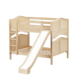 Maxtrix Full Medium Bunk Bed With Slide -Kid Furniture HIPHIP NC