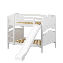 Maxtrix Full Medium Bunk Bed With Slide -Kid Furniture HIPHIP WC