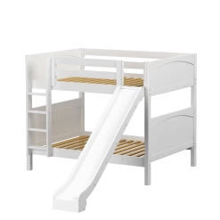 Maxtrix Full Medium Bunk Bed With Slide -Kid Furniture HIPHIP WP