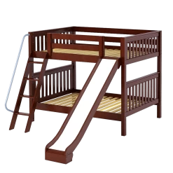 Maxtrix Full Medium Bunk Bed With Slide -Kid Furniture HOORAY CS 7d8c3b73 1166 47df ba1f 9b8e8846fe10