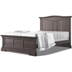 Romina Imperio Convertible Crib (Solid Panel) -Kid Furniture Imperio Bed with Low profile footboard