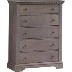 Natart Ithaca 5-Drawer Dresser -Kid Furniture Ithaca 5DD grigio