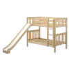Maxtrix Twin Medium Bunk Bed With Slide 1 Maxtrix Twin Medium Bunk Bed With Slide -Kid Furniture JOLLY NS