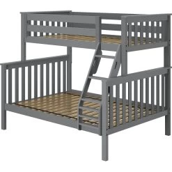 Jackpot Deluxe Kent Twin Over Full Bunk Bed -Kid Furniture KENT121 7613bfc1 274f 469d a371 5df2bbc0068d