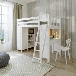Jackpot Deluxe Kensington Loft Bed Storage Study