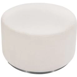 Babyletto Tuba Swivel Gliding Ottoman -Kid Furniture M10185PCMEW White Background 03