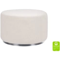 Babyletto Tuba Swivel Gliding Ottoman -Kid Furniture M10185PCMEW White Background Main Greenguard 00