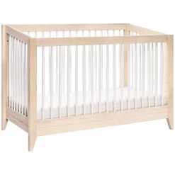 Babyletto Sprout 4-in-1 Convertible Crib With Toddler Bed Conversion Kit -Kid Furniture M10301NXW White Background Main 01 7dcc4676 f24e 466e b1a3 92f169541dd7